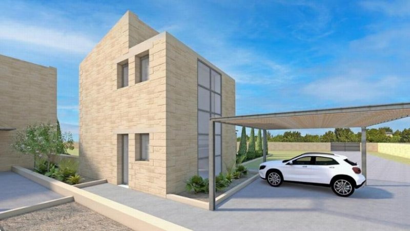 Tersana Kreta, Tersana: IM BAU: Zwei luxuriöse Steinvillen in Tersanas Beach zu verkaufen Haus kaufen